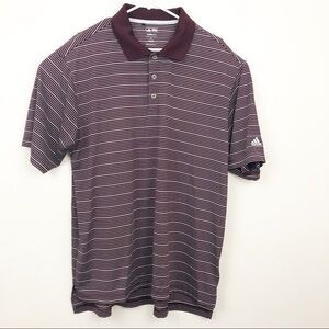 Adidas Climalite Striped Golf Shirt Size‎ XL